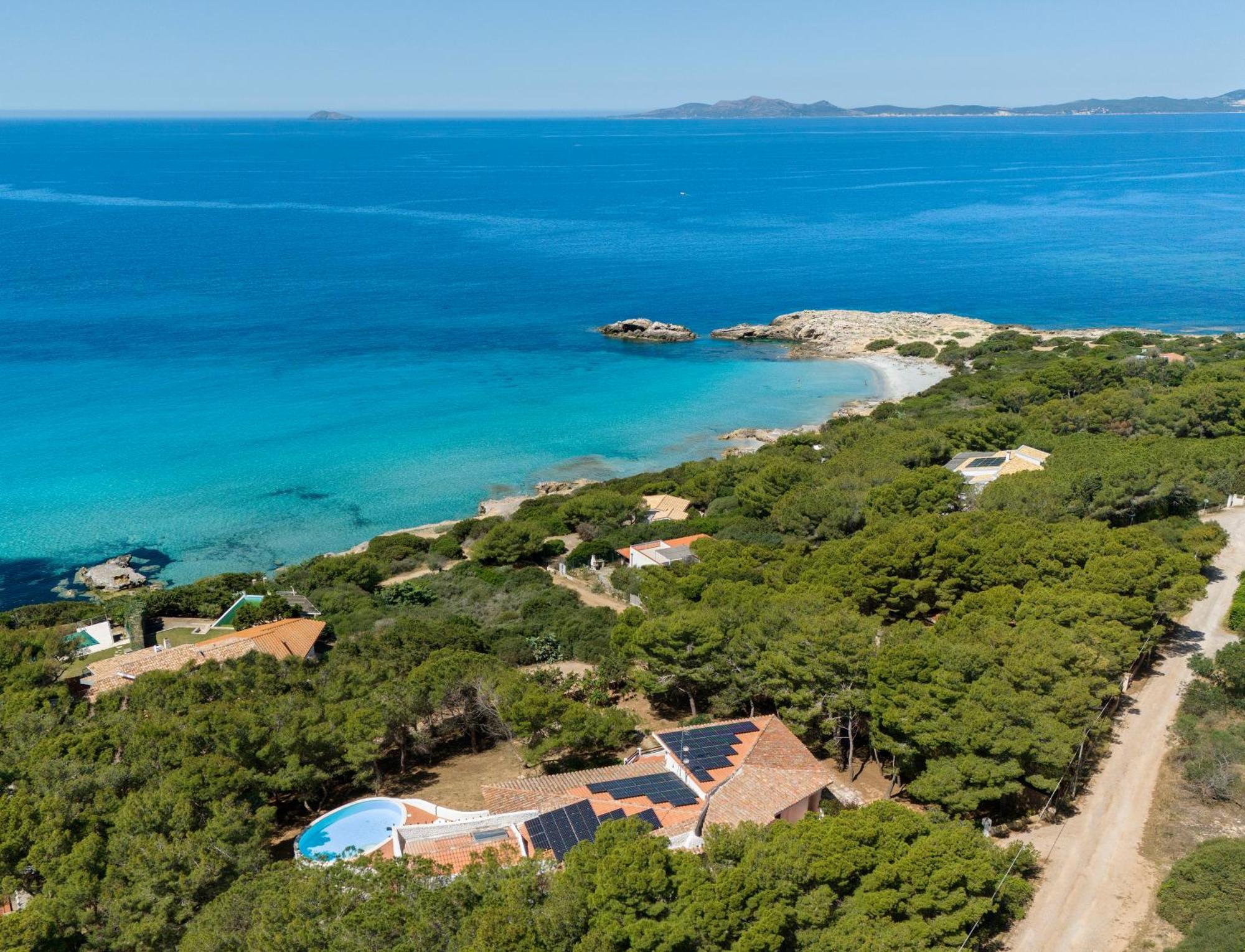 Villa Eliana Sul Mare Porto Pino Ngoại thất bức ảnh