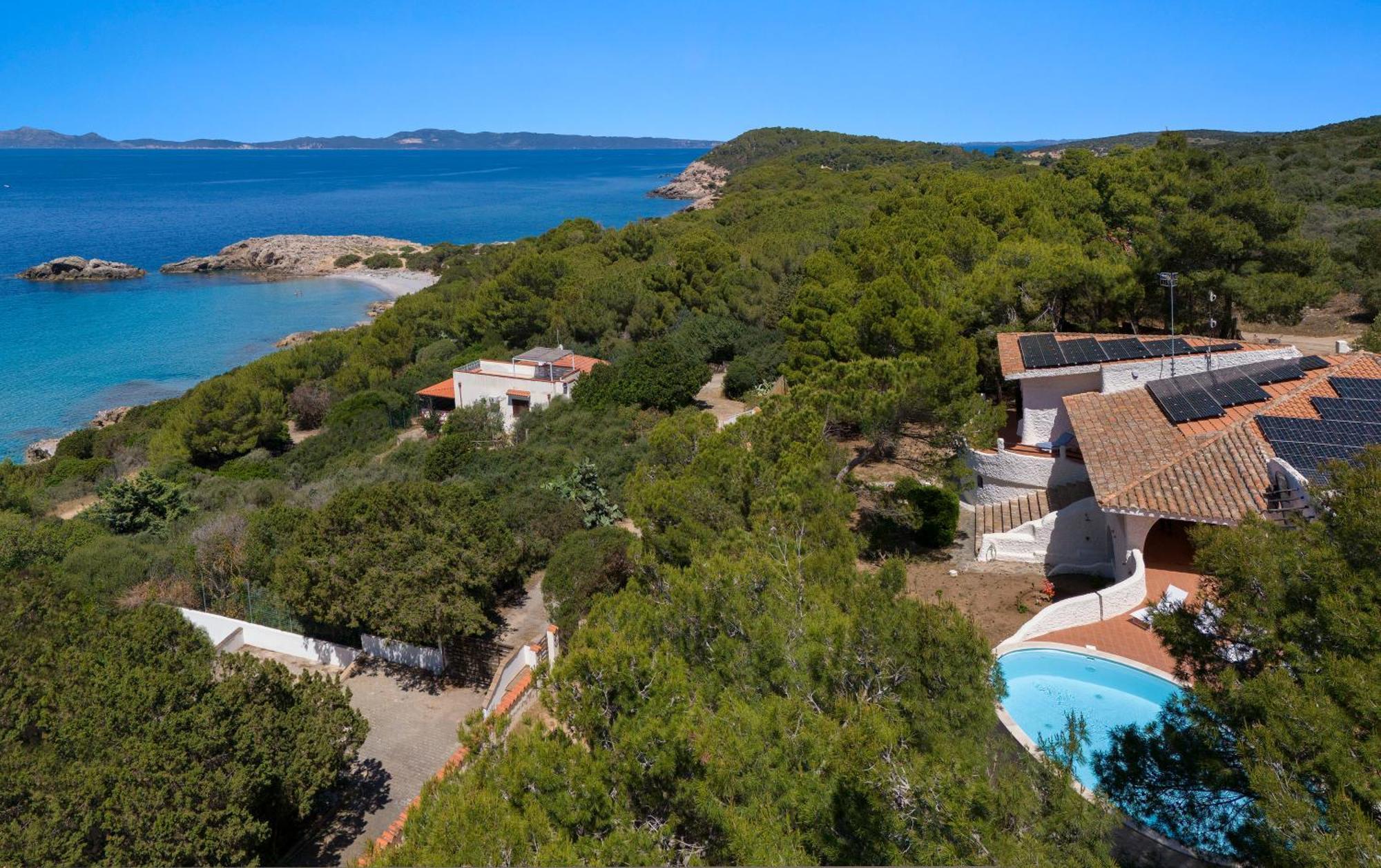 Villa Eliana Sul Mare Porto Pino Ngoại thất bức ảnh