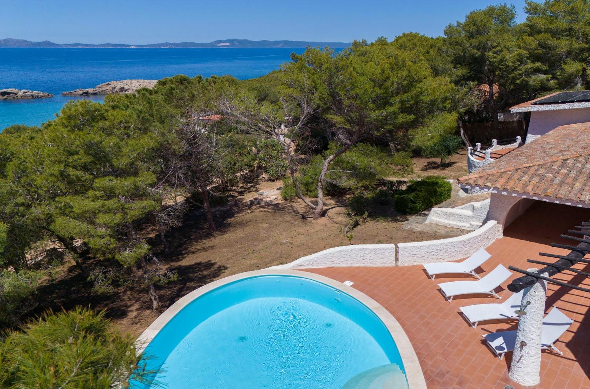 Villa Eliana Sul Mare Porto Pino Ngoại thất bức ảnh